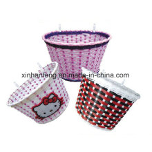 Hot Sale Kids Plastic Bicycle Basket for Bike (HBK-140)